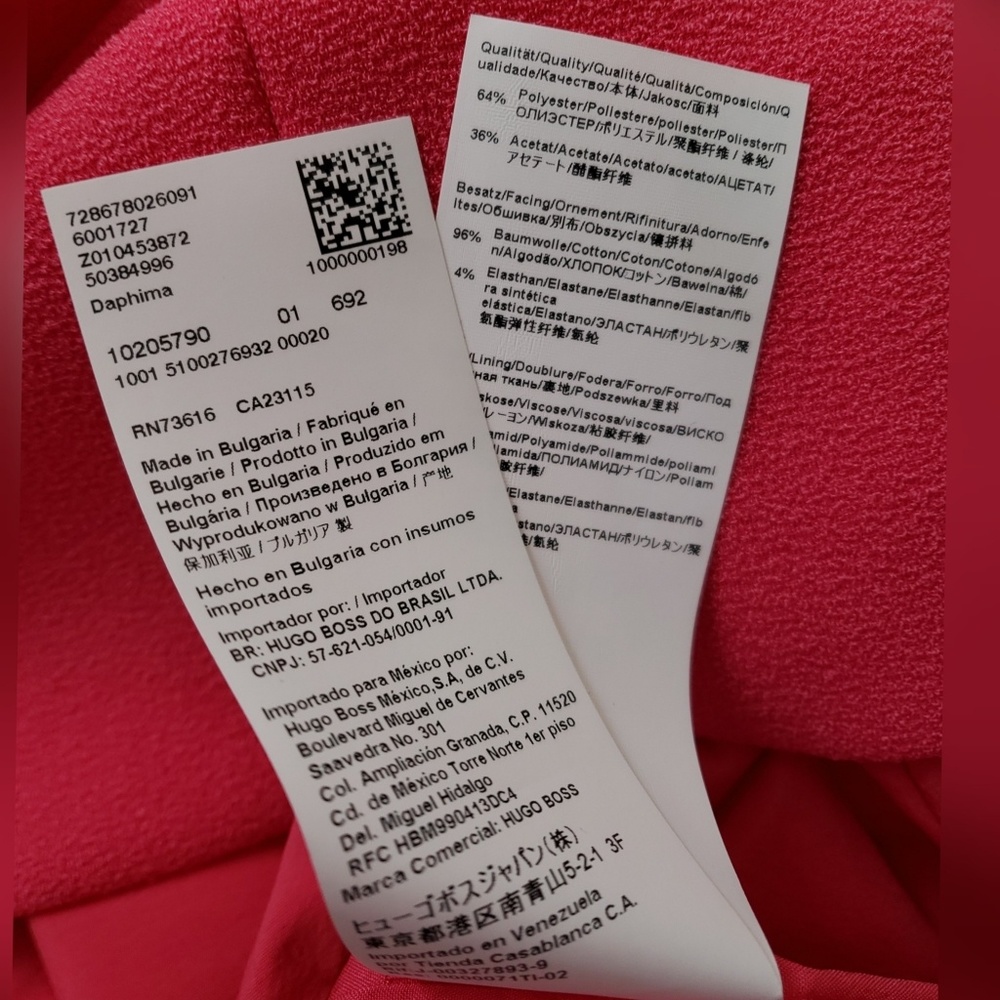 Boss Daphima Compact Crepe Sheath Dress - Picture 7 of 7